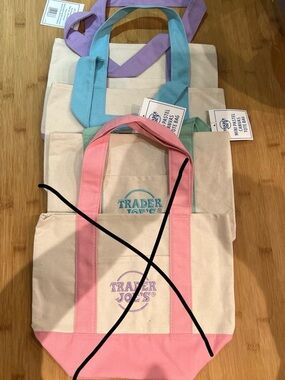 Trader Joe's Canvas Tote Bags